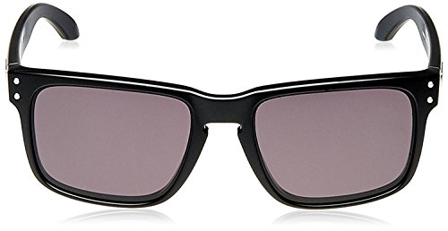 Oakley Holbrook Sunglasses 57MM Matte Black Frame/Warm Grey Lens, Casual