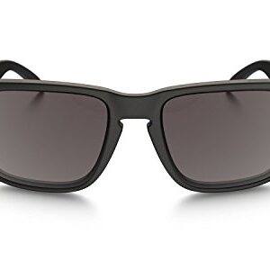 Oakley Holbrook Sunglasses 57MM Matte Black Frame/Warm Grey Lens, Casual