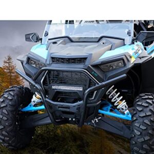 A & UTV PRO Front Low Profile Bumper for 2019-2023 Polaris RZR 1000 XP/XP 4/ XP Turbo/Trail, Heavy Duty Steel Tube Desert Brush Guard UV Resistant Protector Accessories, Replace OEM # 2884019-458