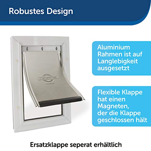 PetSafe, Staywell, Aluminium Pet Door, Large, Solid Design, Easy Install