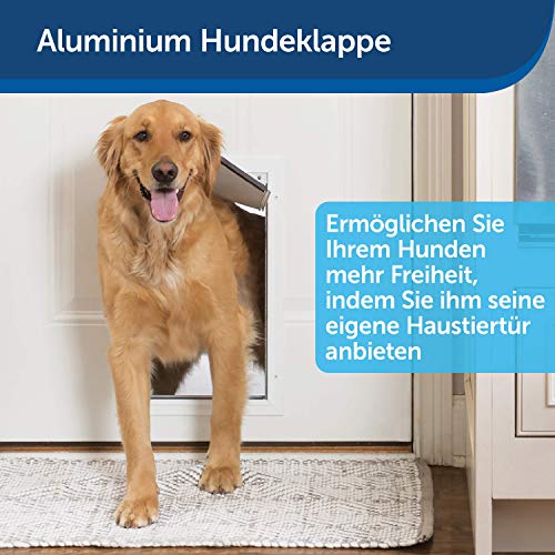 PetSafe, Staywell, Aluminium Pet Door, Large, Solid Design, Easy Install