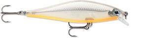 rapala sdrs09 shadow rap shad lure (3.5-inch, 0.3oz, bone)