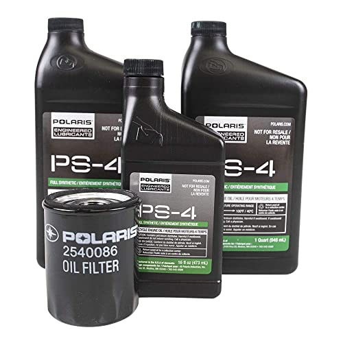 Polaris 2013 Ranger RZR 900 XP Oil Change Kit PS-4 Oil