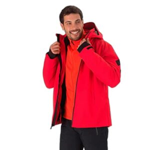 rossignol controle insulated ski jacket (men’s), smallports red, medium