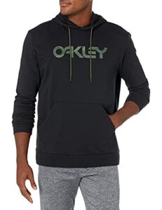 oakley men’s b1b pullover hoodie 2.0, black/core camo, x-large
