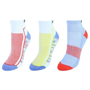 everlast women’s performance quarter socks (3 pairs), light blue