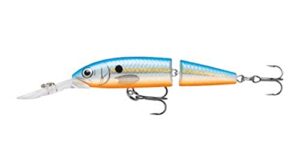 rapala jointed deep husky jerk 08 fishing lure, 3.125-inch, blue shad