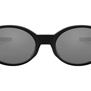 Oakley Men's OO9438 Eyejacket Redux Rectangular Sunglasses, Matte Black/Prizm Black, 58 mm
