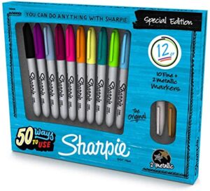 sharpie special edition 12 piece permanent marker pack (1909896)