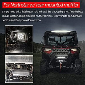 ULROLIT AULEST Ranger Backup Light 27W Reverse Light Compatible with 2018-2023 Polaris Ranger Crew 1000 XP Rear Below Cargo Flood Light