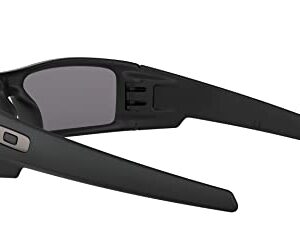 Oakley Gascan OO9014 03-473 Matte Black/Grey Sunglasses For Men Bundle Leash +VISIOVA Accessories