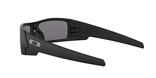 Oakley Gascan OO9014 03-473 Matte Black/Grey Sunglasses For Men Bundle Leash +VISIOVA Accessories