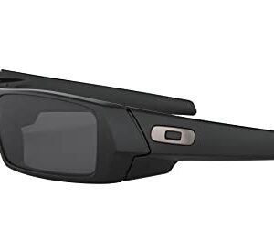 Oakley Gascan OO9014 03-473 Matte Black/Grey Sunglasses For Men Bundle Leash +VISIOVA Accessories