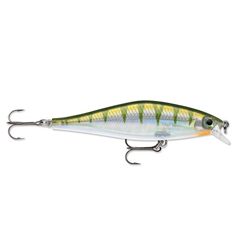 Rapala SDRS09 Shadow Rap Shad Lure (3.5-Inch, 0.3oz, Yellow Perch)