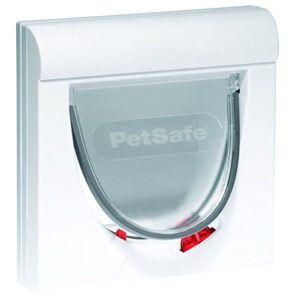 petsafe staywell, magnetic classic cat flap, exclusive entry, 4 way locking – white