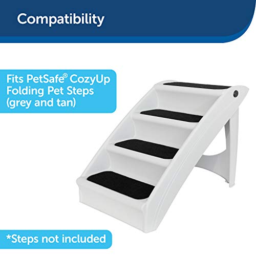 PetSafe Replacement Fabric Covers for CozyUp Folding Pet Steps, Black