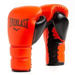 powerlock2 pro laced training gloves (red, 14oz)
