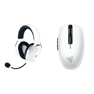 razer blackshark v2 pro wireless gaming headset + orochi v2 mobile wireless gaming mouse: white bundle