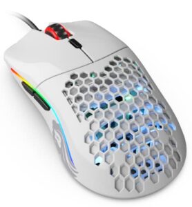 glorious pc gaming race model o gaming-mouse – white, glossy