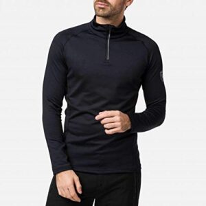 rossignol classique 1/2 zip black xl