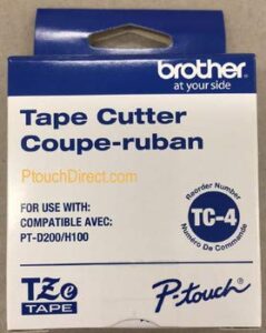 brother mobile tc4 brother mobile, cutter blade for 12mm tze tape labeling systems, compatible with pt-e100 and pt-e110
