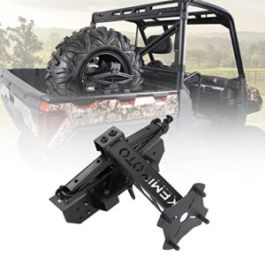 kemimoto spare tire mount utv spare tire carrier compatible with polaris ranger 500 1000 xp general 1000 26-33 inch spare tire carrier rack