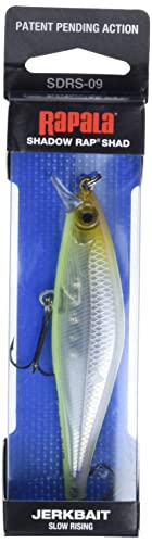 Rapala SDRS09 Shadow Rap Shad Lure (3.5-Inch, 0.3oz, Bud)