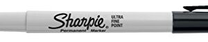 Sharpie Permanent Markers, Ultra-Fine Point, Black, 24-Count