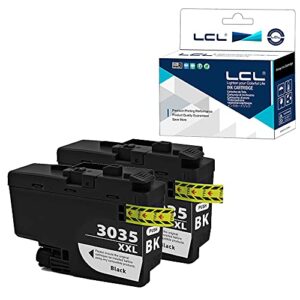 lcl compatible ink cartridge pigment replacement for brother lc3035 xxl lc3035xxl lc3035bk mfc-j995dw mfc-j995dw xl mfc-j815dw xl mfc-j805dw mfc-j805dw xl (2-pack black)