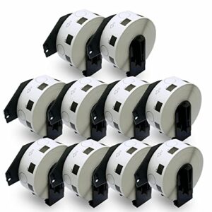 betckey – compatible round labels replacement for brother dk-1218 (0.94 in dia), use with brother ql label printers [10 rolls/10000 labels]