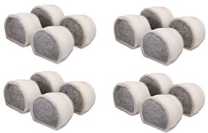 petsafe drinkwell replacement carbon filter – 16 total filters (4 packs with 4 filters per pack)