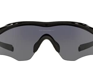 Oakley OO9343 M2 Frame XL Sunglasses+ Vision Group Accessories Bundle(Polished Black/Grey (934301)