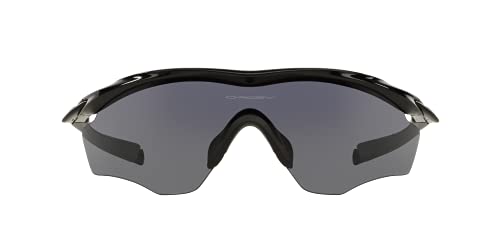 Oakley OO9343 M2 Frame XL Sunglasses+ Vision Group Accessories Bundle(Polished Black/Grey (934301)