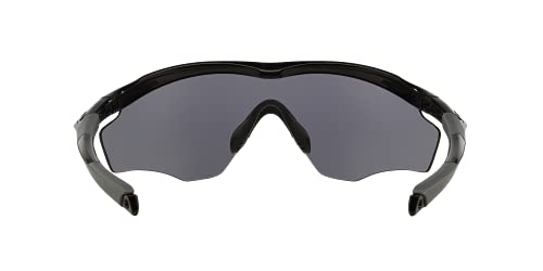 Oakley OO9343 M2 Frame XL Sunglasses+ Vision Group Accessories Bundle(Polished Black/Grey (934301)