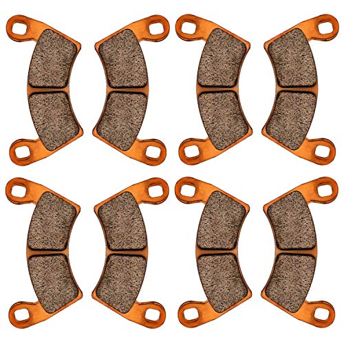 Zinger Brake Pads for Polaris RZR XP 1000 EPS 2022 2021 2020 2019 2018 2017 2016 2015 2014 & 2014-2021 RZR 1000 XP 4 Except Premium Edition,4 Set Front and Rear Sintered Copper Brake Pads