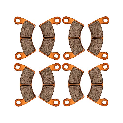 Zinger Brake Pads for Polaris RZR XP 1000 EPS 2022 2021 2020 2019 2018 2017 2016 2015 2014 & 2014-2021 RZR 1000 XP 4 Except Premium Edition,4 Set Front and Rear Sintered Copper Brake Pads