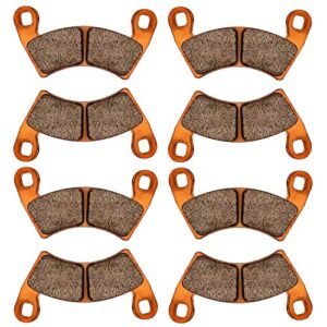 Zinger Brake Pads for Polaris RZR XP 1000 EPS 2022 2021 2020 2019 2018 2017 2016 2015 2014 & 2014-2021 RZR 1000 XP 4 Except Premium Edition,4 Set Front and Rear Sintered Copper Brake Pads