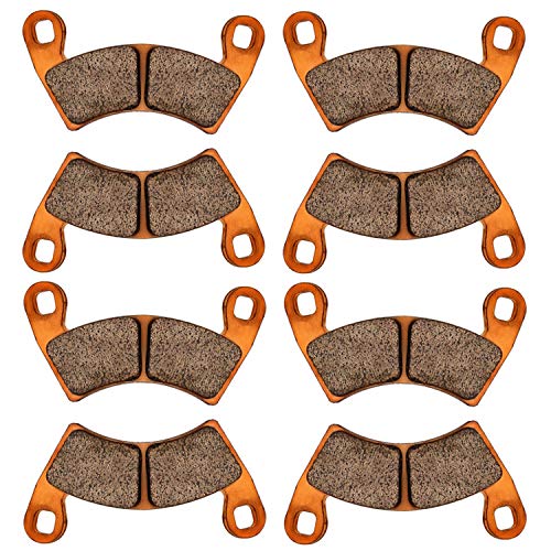 Zinger Brake Pads for Polaris RZR XP 1000 EPS 2022 2021 2020 2019 2018 2017 2016 2015 2014 & 2014-2021 RZR 1000 XP 4 Except Premium Edition,4 Set Front and Rear Sintered Copper Brake Pads