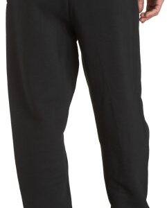 Russell Athletic Men's Dri-Power Open Bottom Sweatpants with Pockets, Black, X-Large