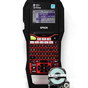 Epson LABELWORKS LW-PX700 Industrial Label Maker Kit - Compatible with Large Variety of Tape Types, Portable Handheld Label Printer