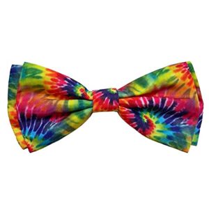 h&k bow tie for pets | woodstock (small) | velcro bow tie collar attachment | fun bow ties for dogs & cats | cute, comfortable, and durable | huxley & kent bow tie