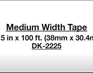 Brother Printer Continuous Length White Paper Tape (DK2225)