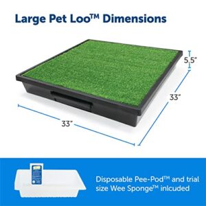 PetSafe Pet Loo Portable Dog Potty, Alternative to Puppy Pads, Large