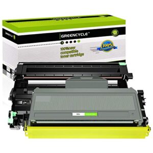 greencycle (1 toner,1 drum compatible toner cartridge and drum unit replacement for tn360 tn330 dr360 dr-360 high yield compatible with brother hl-2170w hl-2140 mfc-7340 mfc-7340 dcp-7040 printer