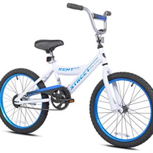 Kent 20" Street Metal, White, Boy's BMX Bike