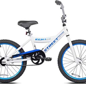 Kent 20" Street Metal, White, Boy's BMX Bike