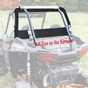 Polaris RZR 1000XP Rear Windshield, Full Back Cover Soft Rear Window for RZR 1000 XP, XP 4 1000,TURBO (Full Back Size)