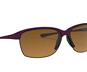 Oakley womens Oo9191 Unstoppable Sunglasses, Raspberry Spritzer/Brown Gradient Polarized, 65 mm US