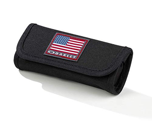 Oakley Flak 2.0 XL Sunglasses (Matte Black Frame/Prizm Deep H2 O Polarized Lens) with USA Flag Lens Cleaning Kit