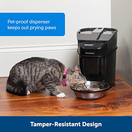 Healthy Pet Simply Feed - PetSafe Automatic Feeder - Headquartered in Knoxville, TN - Automatic Dog Feeder from the Engineers of the Smart Feed & Dancing Dot - 1-Year Comprehensive Protection Plan